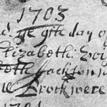 Cramped handwritten record of the marriage.