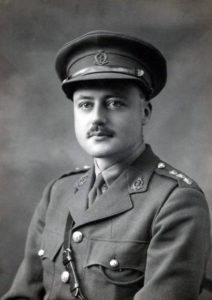 Captain Robert Pinsent in his military uniform.