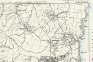 Map of Devonshire and its environs.