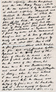 A page from a handwritten letter.